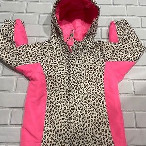 Littles Girls Leopard/pink jacket
